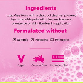 Beautyblender tools drying in a clean, ventilated area after washing.