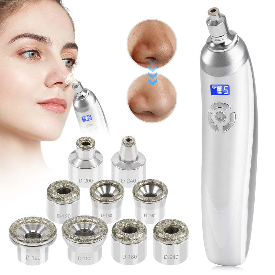 Beautycity upgraded diamond micro-dermabrasion machine front view for at-home professional cleansing.