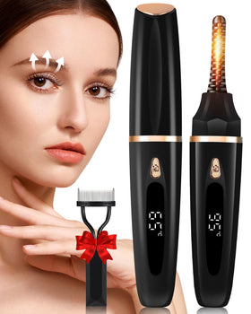 BeautyCurls heated eyelash curler front view for precise curling.