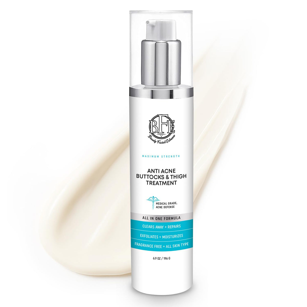 Beauty Facial Extreme anti-acne buttocks-thigh treatment front view for smoother skin texture