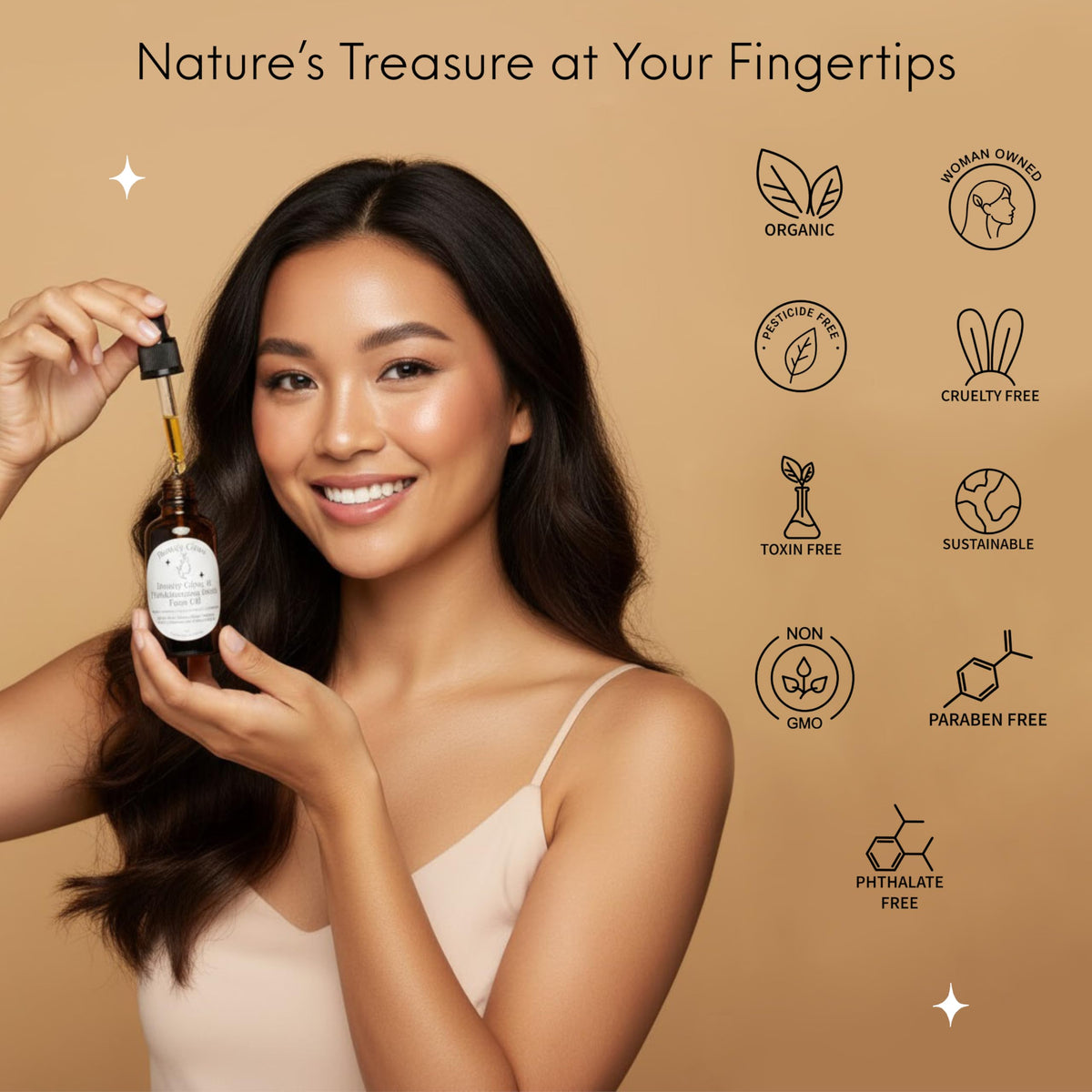 Beauty Glow Redemption rosehip oil emphasizes fatty acids and natural vitamin A for radiance