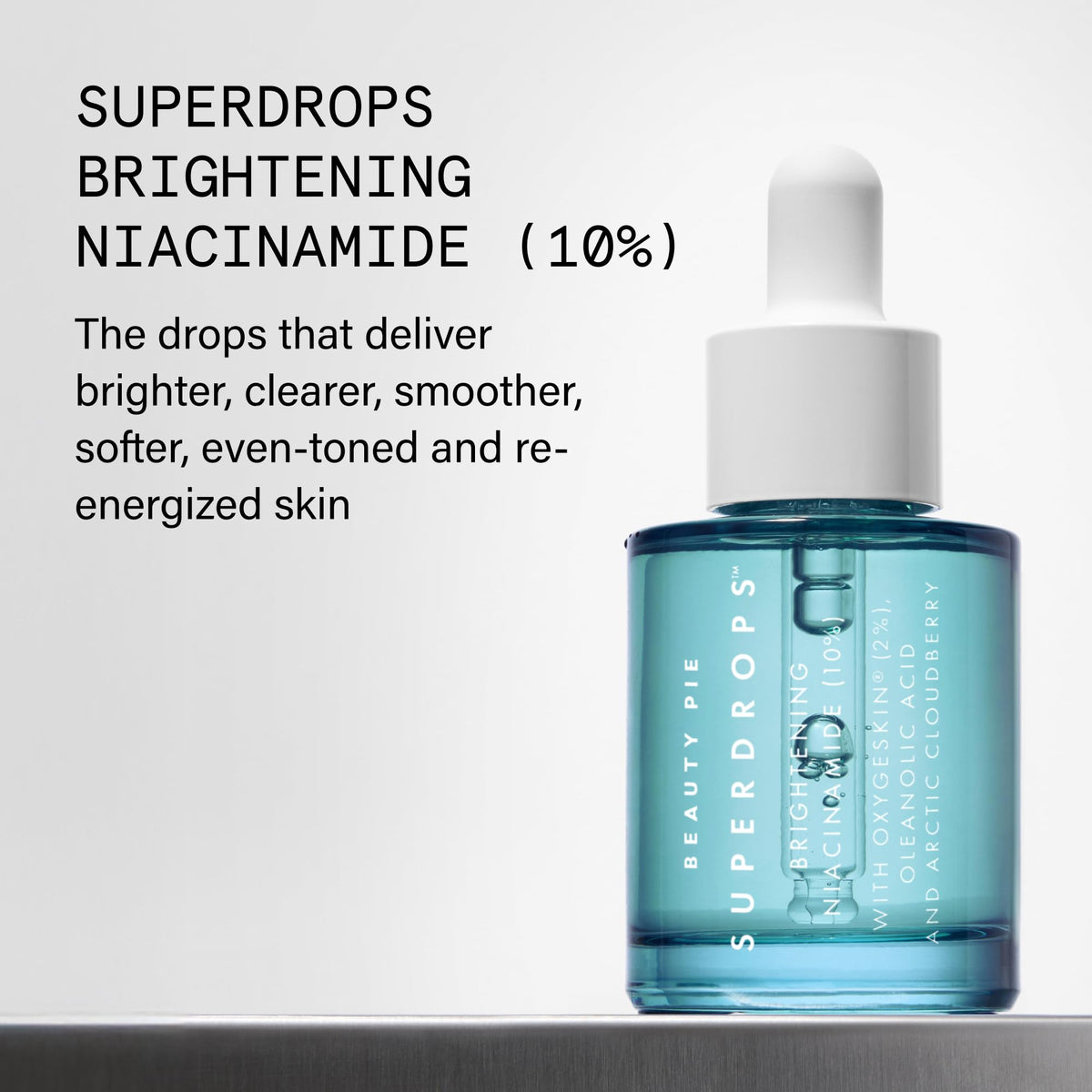 Beauty Pie packaging shot emphasizes clean formulation with no harsh additives