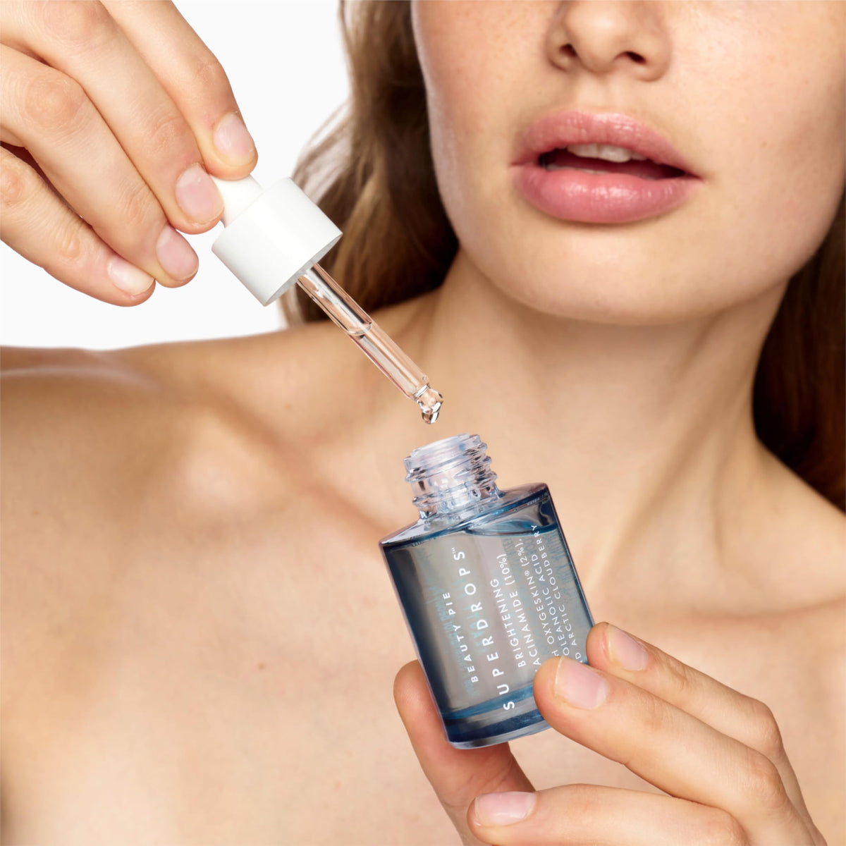 Beauty Pie Superdrops vanity shot highlighting simple skincare routine