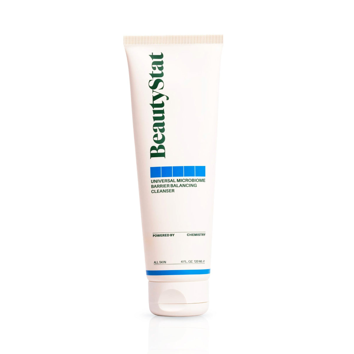 BeautyStat Universal Microbiome Barrier Repair Cleanser bottle showing protective cleansing formula for skin flora.