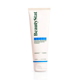 BeautyStat Universal Microbiome Barrier Repair Cleanser bottle showing protective cleansing formula for skin flora.