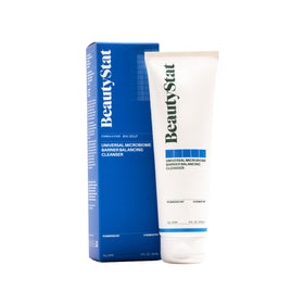 BeautyStat packaging and label visuals promote microbiome care for simple daily use.