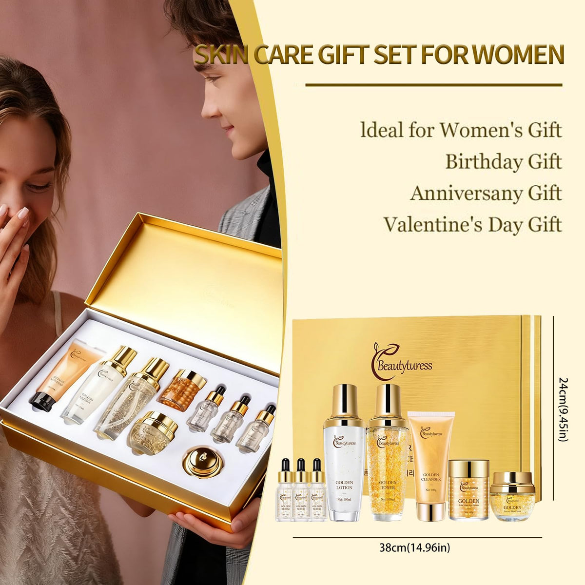 BEAUTYTURESS snail mucin tone-up cream brightens and evens skin tone
