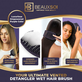 BEAUXSOI suitable for all hair types, including straight, curly, thick or fine hair