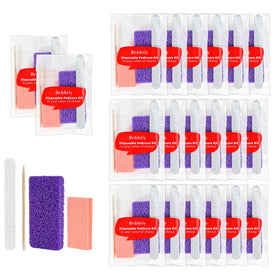 Bebbtiy disposable pedicure kit with pumice pad for smooth feet at home