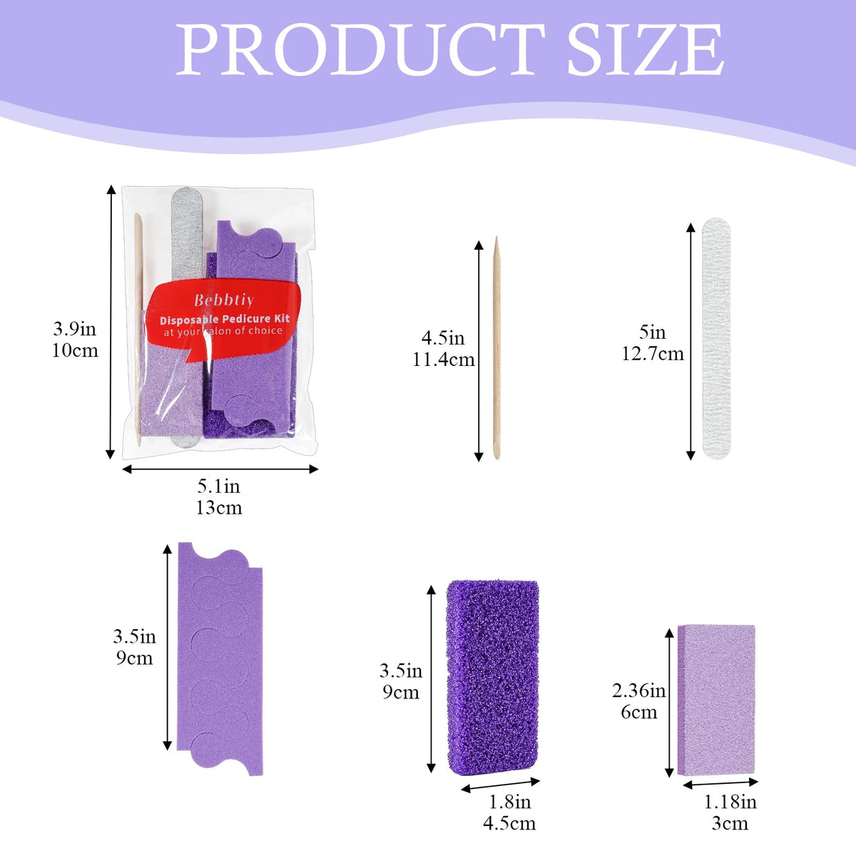 Bebbtiy wood stick for grooming and cleanup.