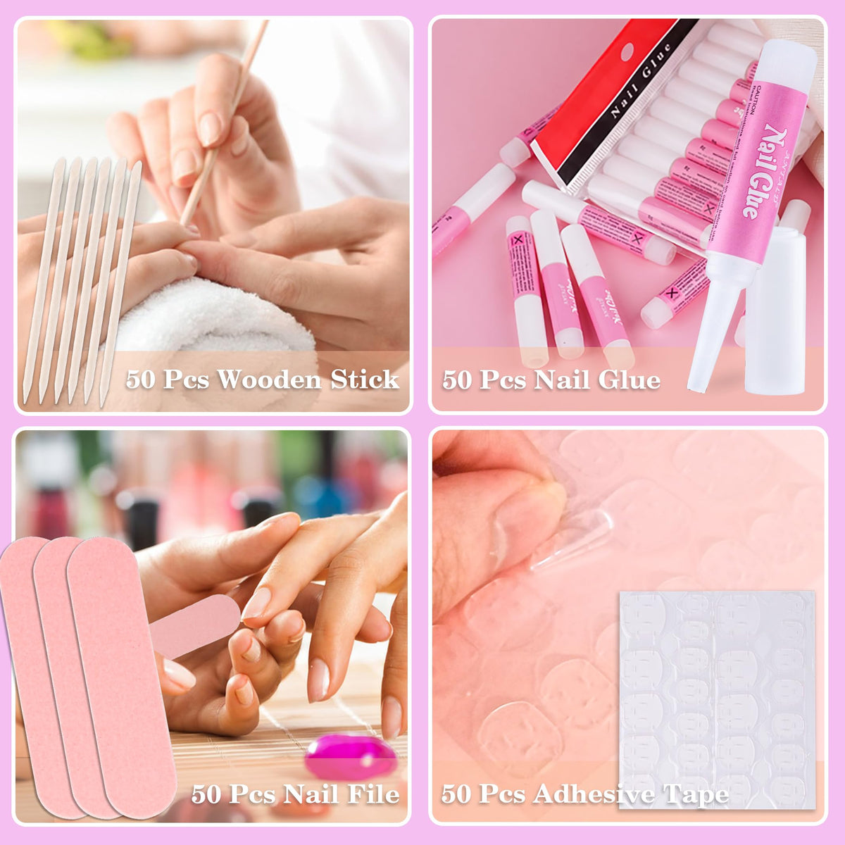 Prep pads from Bebbtiy kit for clean surface preparation.