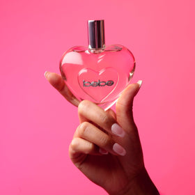Bebe Luxe base notes cedar, musk, sandalwood for depth