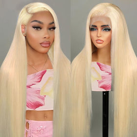 Bebeest 30-Inch 613 lace front wig straight for natural length and shine
