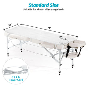 BECALIN massage table warmer on-table use ready warmth during massages