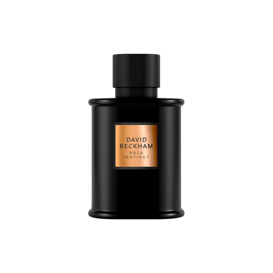 Beckham Bold Instinct bottle front view for everyday masculine fragrance.