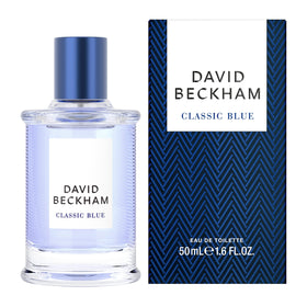 Beckham Classic Blue top notes of pineapple and grapefruit for an energized start