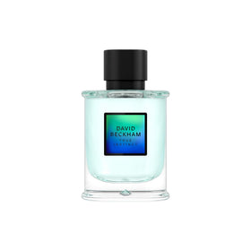 Beckham True Instinct bottle front view with sleek black cap for modern daily fragrance
