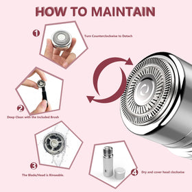 Beclerpur low-battery indicator helps plan touch-ups.