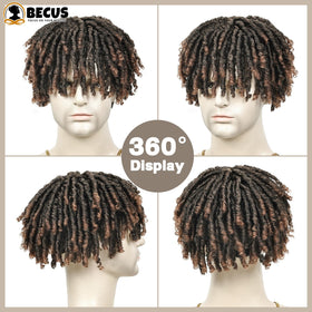 BECUS dreadlock topper brown ready-to-wear for effortless everyday style.