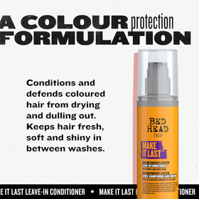 TIGI Bed Head Make It Last glycerin hydrates hair from within