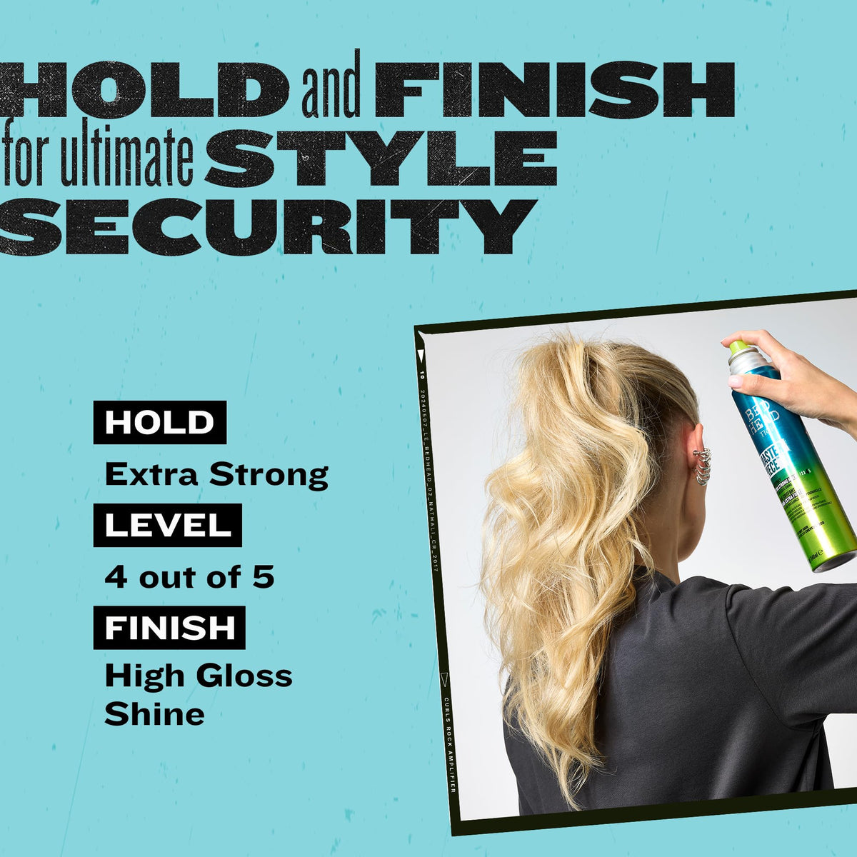 Bed Head Masterpiece tropical fragrance highlights refreshing aroma during wear.