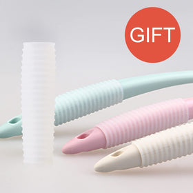 BEDELITE back brush reach-back capability covers back, legs, arms, and feet.