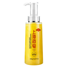 Bee & Flower sulfur soap bottle and label, fragrance-free daily cleanser option