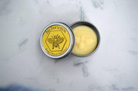 Bee Bar Vanilla 6oz bar in tin for long-lasting hydration.