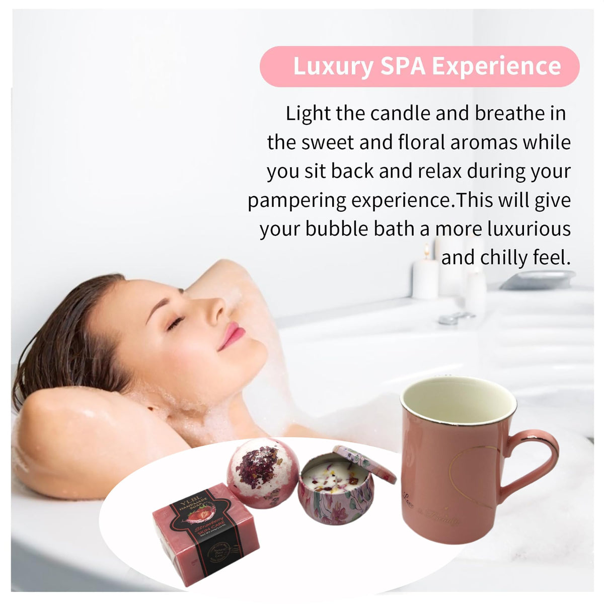 Beeco GIF2U scented candle creates calming ambiance