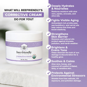 Rich texture swatch showcases non-greasy night cream perfect for sensitive skin.