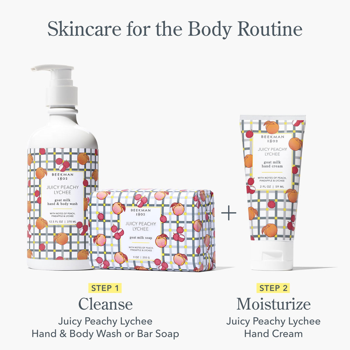 Beekman 1802 after-use skin feels soft without grease