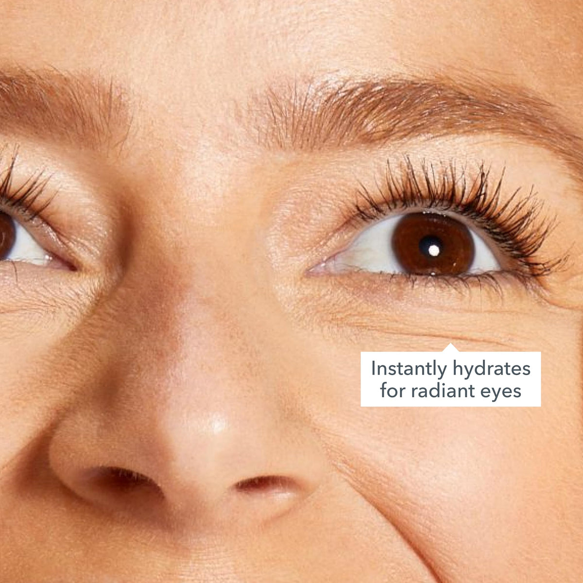 Beekman 1802 applying eye cream under-eye area demonstrates gentle absorption.