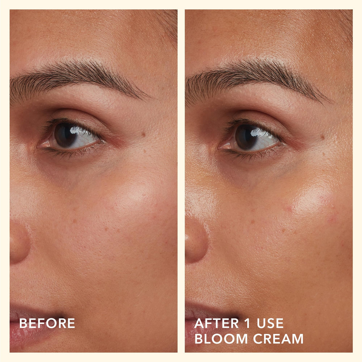Crucially cruelty-free Beekman 1802 Bloom Cream logo on packaging.