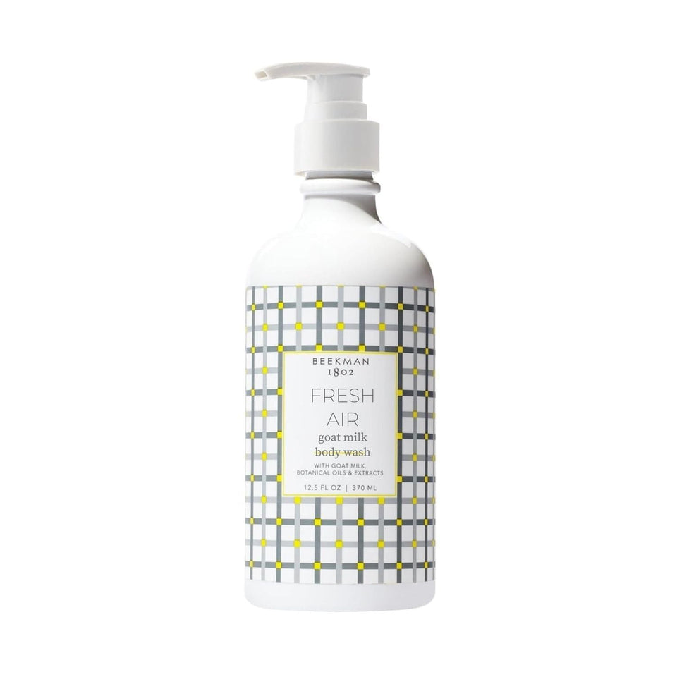 Beekman 1802 Goat Milk Hand Soap pump bottle for gentle cleansing and lasting moisture.