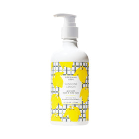 Beekman 1802 Goat Milk Hand Soap Sunshine Lemon, refreshing citrus scent for daily cleansing