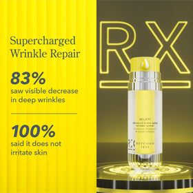 Creamy Beekman 1802 Milk RX serum texture close-up on skin