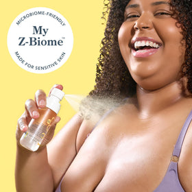 Beekman 1802 Milk Shake Hydrating Body Mist contains squalane for smoothing skin