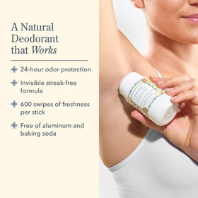 Beekman 1802 Milk Stick invisible formula glides on smoothly without staining clothes.