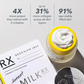 Beekman 1802 Skin firmness focus - reduces visible fine lines.