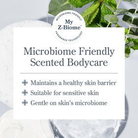 Beekman 1802 hand soap foamy lather on skin for cleansing.