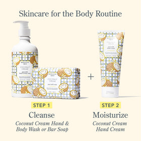 Beekman 1802 hand cream texture close-up showing non-greasy finish