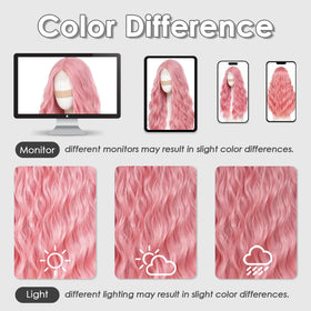 Beelu pink wig worn with daily outfits and stylish events