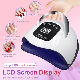 BEENLE 320W nail lamp infrared sensor for hands-free operation