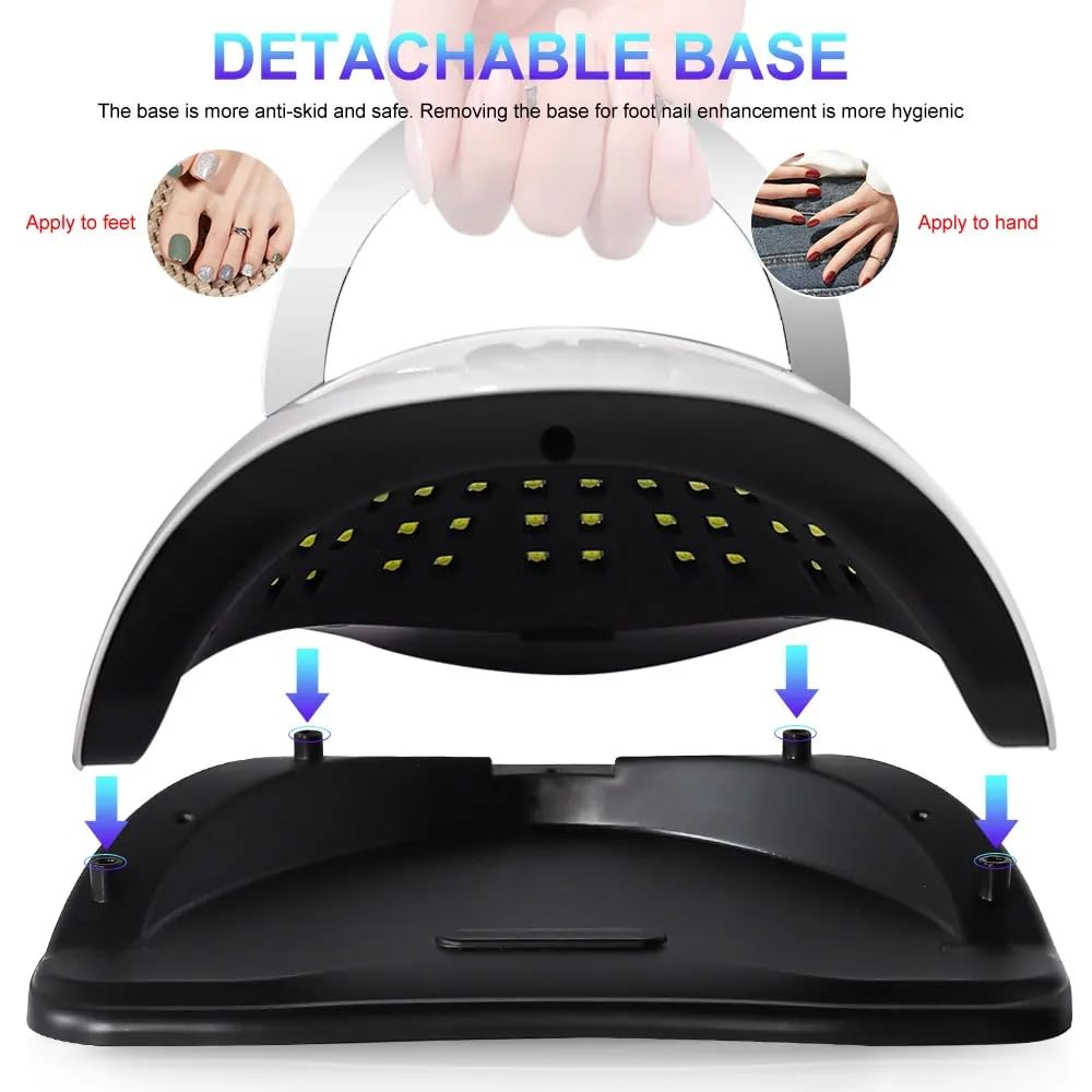 BEENLE 320W nail lamp durable build designed for home and pro use