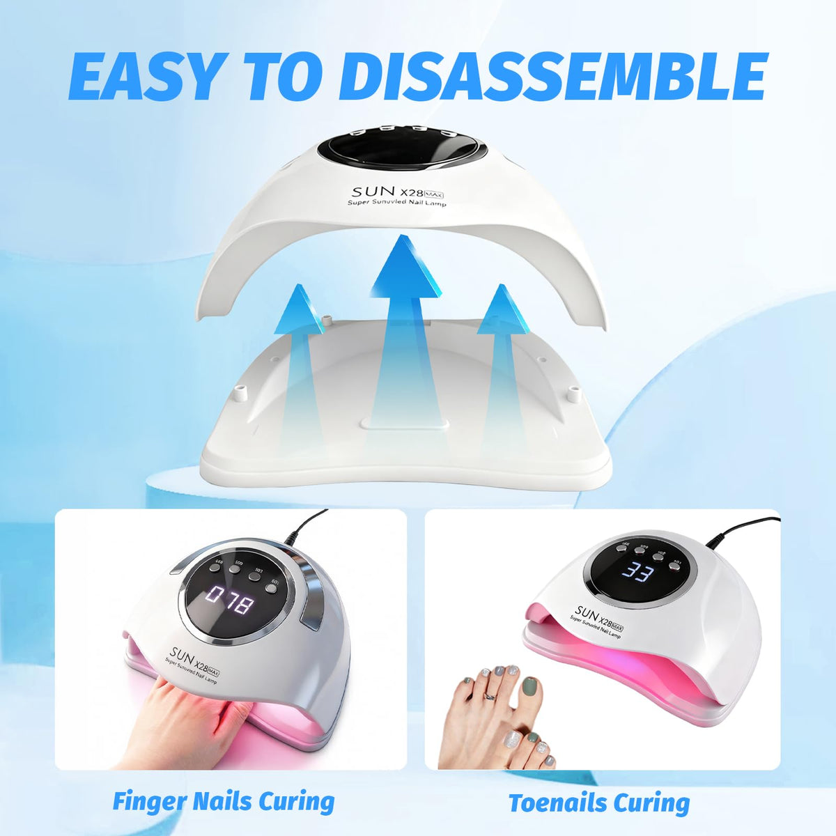 BEENLE dual-wavelength 365/405nm LEDs for versatile curing.