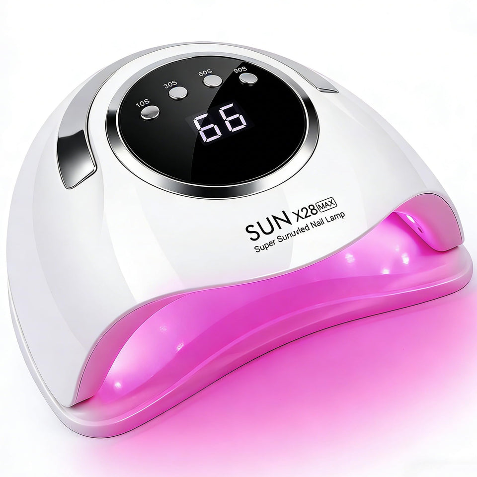 BEENLE 500W nail lamp front view with compact, powerful design.