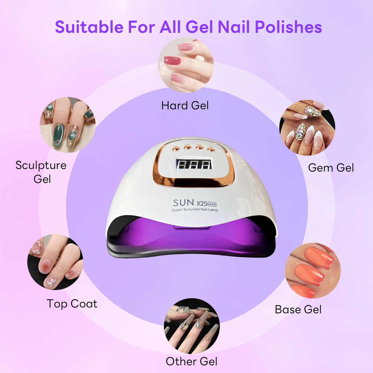 Beenle ABS plastic construction nail lamp resistant to scratches