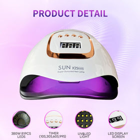 Beenle auto-sensor nail lamp enabling quick on/off during manicure