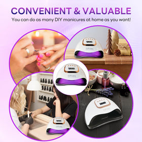 Beenle four-timer LED display nail dryer for controlled curing