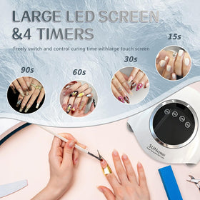 BEENLE lamp timer panel shows four precise settings for coats